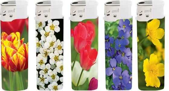 Plastic Soft Flame Gas Cigar Refill Electric Electronic Smoking Lighter with Wind Cap