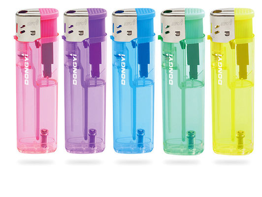 Plastic Soft Flame Gas Cigar Refill Electric Electronic Smoking Lighter with Wind Cap