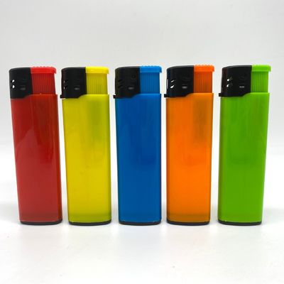 Custom Logo Electric Gas Lighter with Refillable Function and Plastic Material