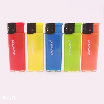 POM Material Gas Cigarette Custom Plastic Disposable Lighter with Big Printing Space