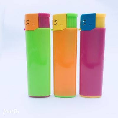 POM Material Gas Cigarette Custom Plastic Disposable Lighter with Big Printing Space