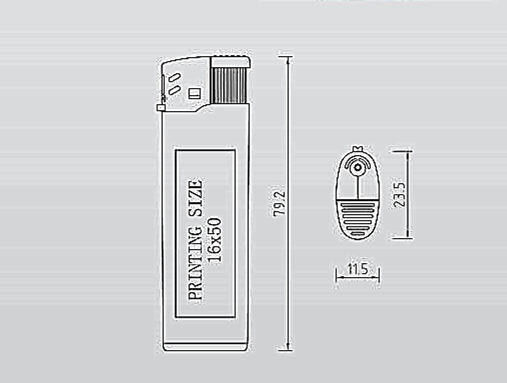Top Seller Gas Electric Lighter Model NO. DY-072 with and Good in Dongyi