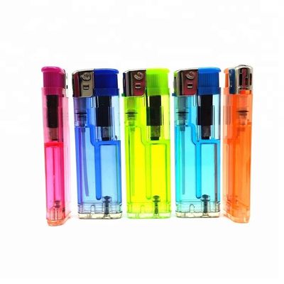 Child Resistance Disposable Plastic Electronic Petrol Cigarette Lighter 8.0*2.5*1.0cm