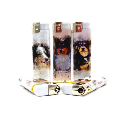 ISO9001 Certification Custom Cigarette Butane Gas Plastic Electric Disposable Lighter