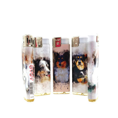 ISO9001 Certification Custom Cigarette Butane Gas Plastic Electric Disposable Lighter