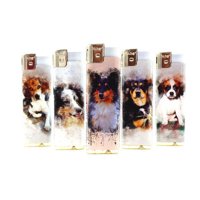 ISO9001 Certification Custom Cigarette Butane Gas Plastic Electric Disposable Lighter