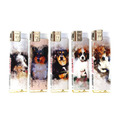 ISO9001 Certification Custom Cigarette Butane Gas Plastic Electric Disposable Lighter