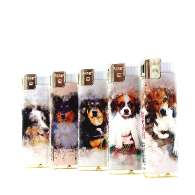 ISO9001 Certification Custom Cigarette Butane Gas Plastic Electric Disposable Lighter