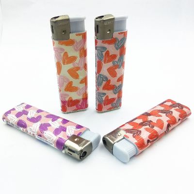 Advertising Cigarette Smoking Gift Disposable Lighter Five Colors 8.0*2.5*1.0cm Easy