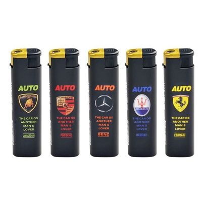 Customization Disposable Butane Gas Plastic Flameless Lighter with Windproof Feature