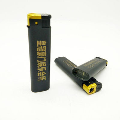 Classical Black Color Refillable Electric Torch Cigarette Lighter Customized Request