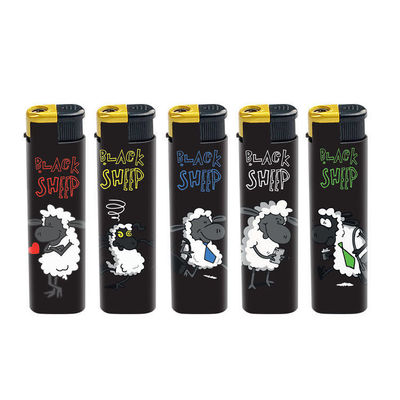 Classical Black Color Refillable Electric Torch Cigarette Lighter Customized Request