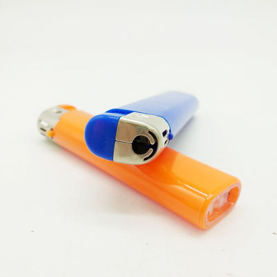 Transparent Pink Electric Lighter with Refillable Capability and Child Resistance