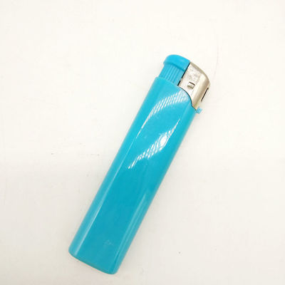 Transparent Pink Electric Lighter with Refillable Capability and Child Resistance