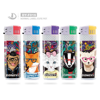 Dy-F016 Model Windproof Lighter with Gas Customized Request and 1 Piece Min.Order
