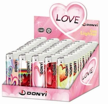 Customized Logo Dy-007 Model Cr Children Resistance Lighter with ISO9994 Certification