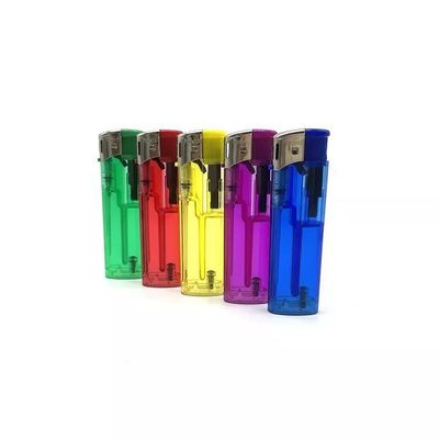 Flint Transparent Color Rechargeable Electric Smoking Lighter for Kitchen Briquet