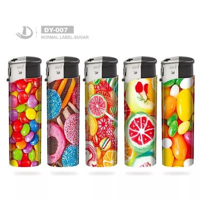 Customized Request Electric Cigarette Gas Lighters with Skull Design and Customization