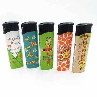 Portable Colorful Plastic Disposable and Refillable Torch Lighter for Electronic Devices