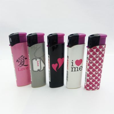Portable Colorful Plastic Disposable and Refillable Torch Lighter for Electronic Devices