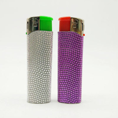Electric Butane Gas Lighters Attractive and Convenient in Five Colors 8.2*2.42*1.23cm