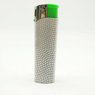 Electric Butane Gas Lighters Attractive and Convenient in Five Colors 8.2*2.42*1.23cm