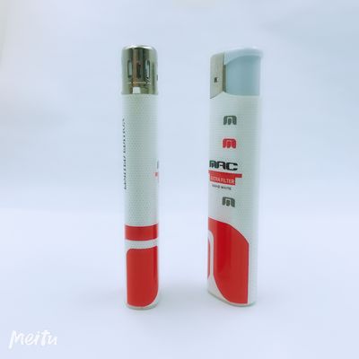 BBQ Print Logo and Black Cap Disposable Electronic Cigarette Lighter Model NO. DY-062