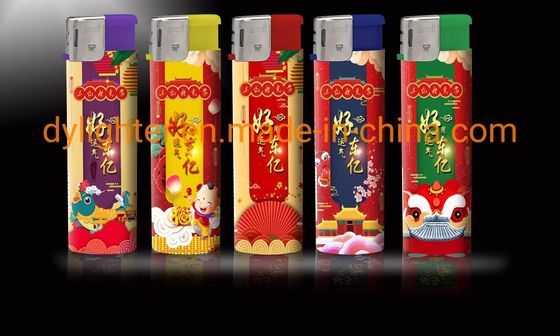 Custom Logo Five Colors Lighters with Customization and Customization