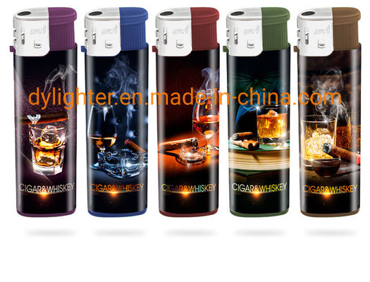 Custom Logo Five Colors Lighters with Customization and Customization