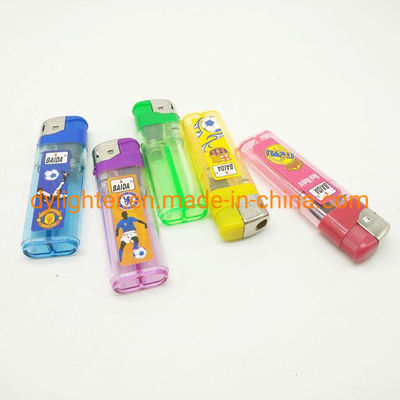 Custom Flame Encendedor Electric Lighter Disposable Cigarette Gas Baida Reloj Briquet