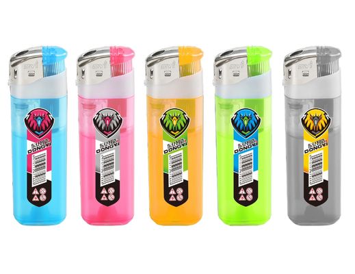 Custom Logo Refillable Electric Lighter for Flameless Smoking in Kitchen 81.7*24*11.4mm