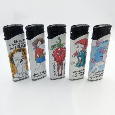 EUR Standard Classic Fashion Electric Gas Lighter DY-026 Customized Request Disposable