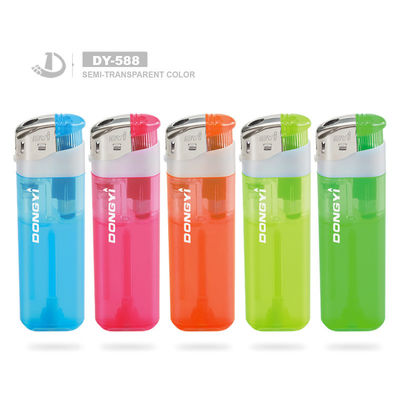 En13869 Certificate Plastic Electronic Torch Lighter with Butane Gas Custom Lighters