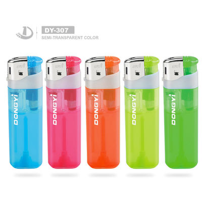 Transparent Color Cigarette Lighter with ISO994 Request a Customized Sample Piece