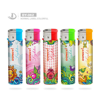 Disposable Turbo Flame Electronic Gas Lighter for Smoking 8.1*2.03*1.16CM Model NO. DY-062