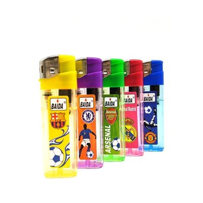 Colorful Rechargeable Electric Gas Lighter Torch 8.17*2.4*1.14 CM for Long-lasting