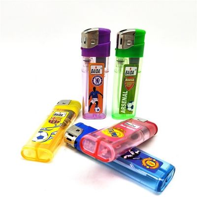 Colorful Rechargeable Electric Gas Lighter Torch 8.17*2.4*1.14 CM for Long-lasting