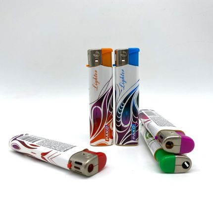 Long Slim Electronic Cigarette Lighter Function Cigarette Lighter Size 80*23.7*11.18mm