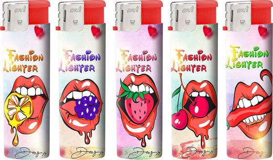 Customized Kitchen Plastic Cigarettes Lighter with Transparent Design and Affordable