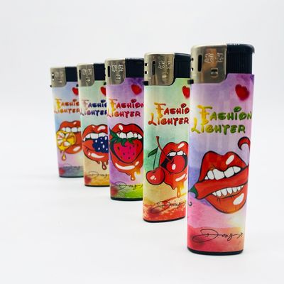 Custom PVC Wrap Gas Lighter for Refillable and Disposable Needs Customized Request
