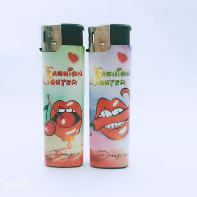 Custom PVC Wrap Gas Lighter for Refillable and Disposable Needs Customized Request