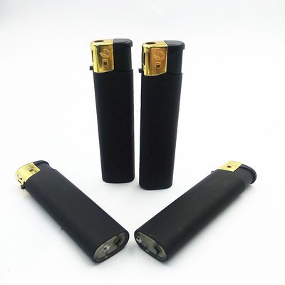 Refillable Plastic Cigarette Lighter with Electric Torch 8.1*2.03*1.16CM
