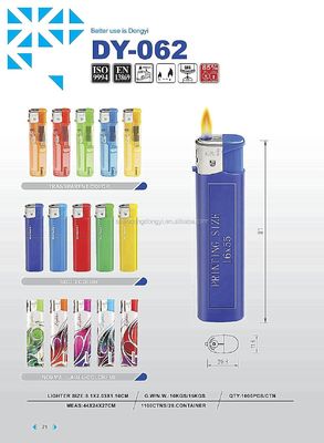 Refillable Plastic Cigarette Lighter with Electric Torch 8.1*2.03*1.16CM
