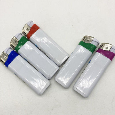 White Color Plastic Electric Igniter for Cheapest Cigarette Lighter 8.22*2.49*1.18CM