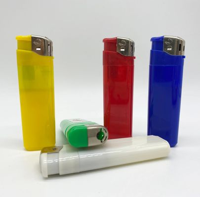 Gas Lighter LED Light Cigarette Lighter Refillable Smoking Tools Carton Size 43*26*27cm