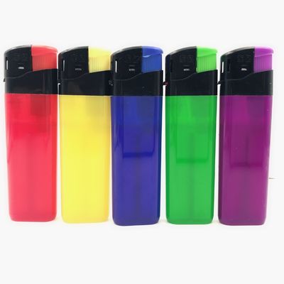 82.2*24.9*11.8mm Plastic Lighter with Adjustable Flame and Rechargeable Function