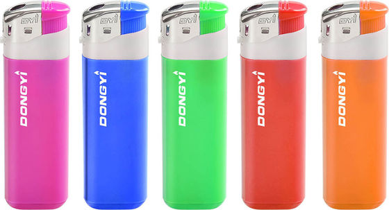 82.2*24.9*11.8mm Plastic Lighter with Adjustable Flame and Rechargeable Function