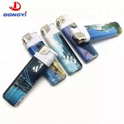 Customization Plastic Cigarette Electronic Disposable Refillable Lighter Model NO. DY-588