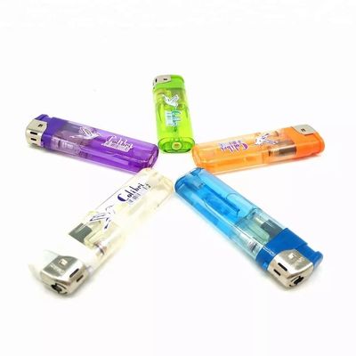 Smoking Rechargeable Gas Cigarette Lighter with Flint and Rechargeable Battery