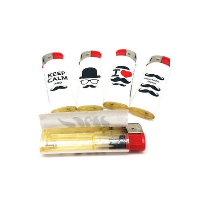 Refillable Custom Design Electric Gas Lighter in White Color for Fashion Enthusiasts